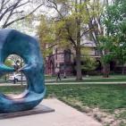 Henry Moore sculpture, Princeton, (2014)